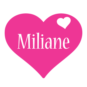 Miliane love-heart logo
