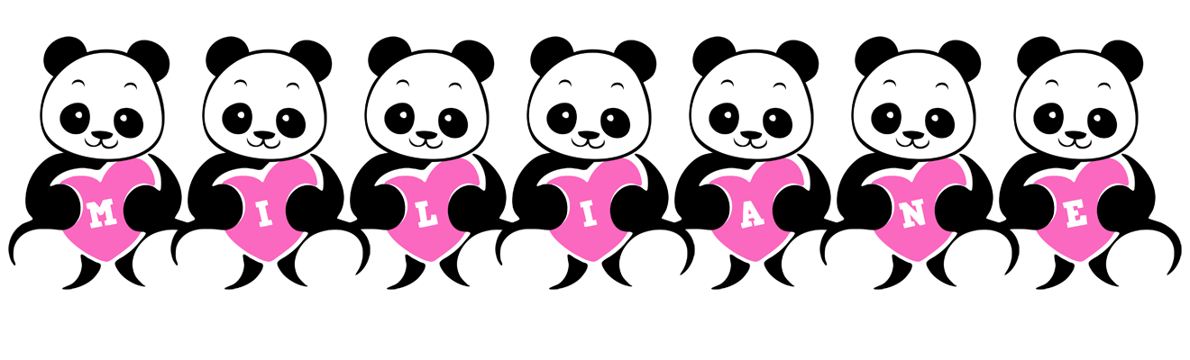 Miliane love-panda logo