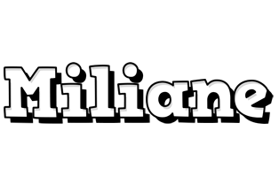 Miliane snowing logo