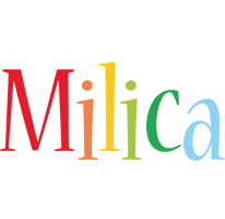 Milica birthday logo