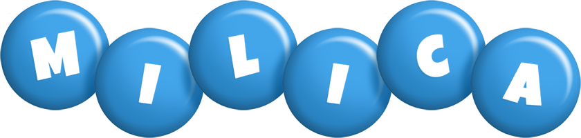 Milica candy-blue logo