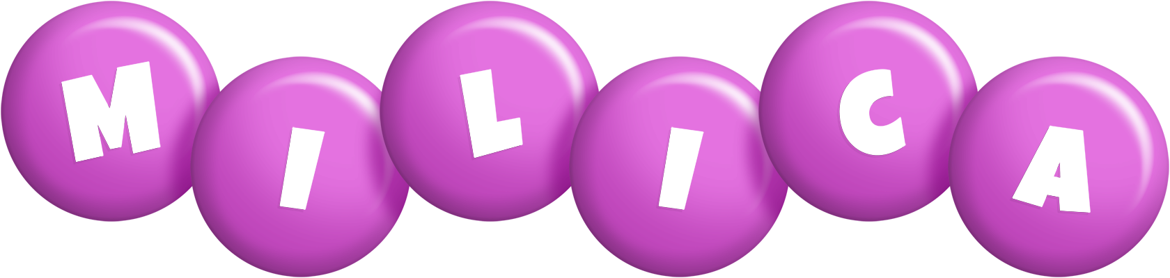 Milica candy-purple logo