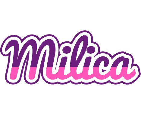 Milica cheerful logo