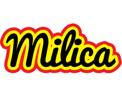 Milica flaming logo