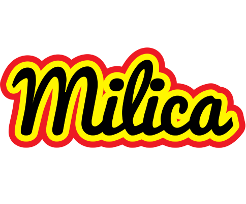 Milica flaming logo