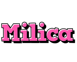 Milica girlish logo