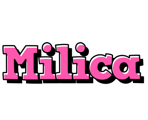 Milica girlish logo