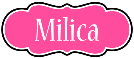 Milica invitation logo