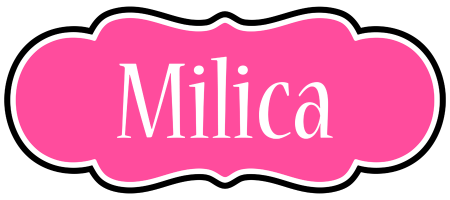 Milica invitation logo