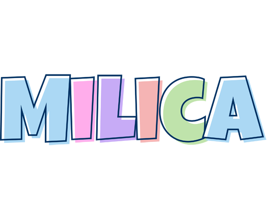 Milica pastel logo