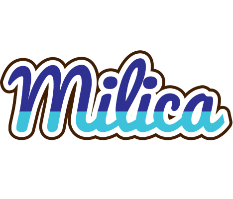 Milica raining logo