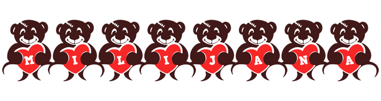 Milijana bear logo