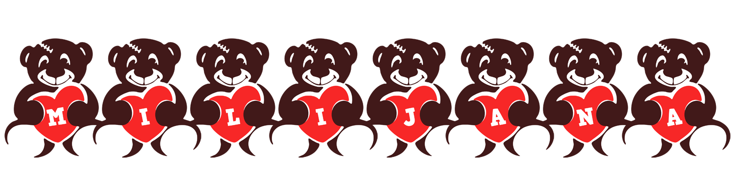 Milijana bear logo