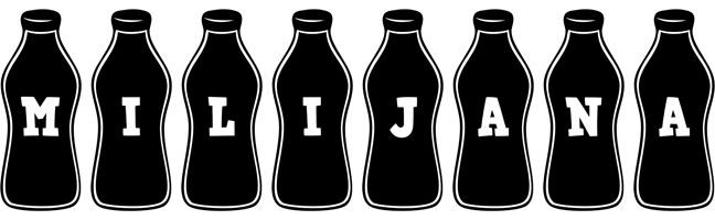 Milijana bottle logo