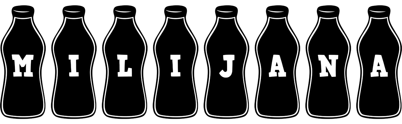 Milijana bottle logo