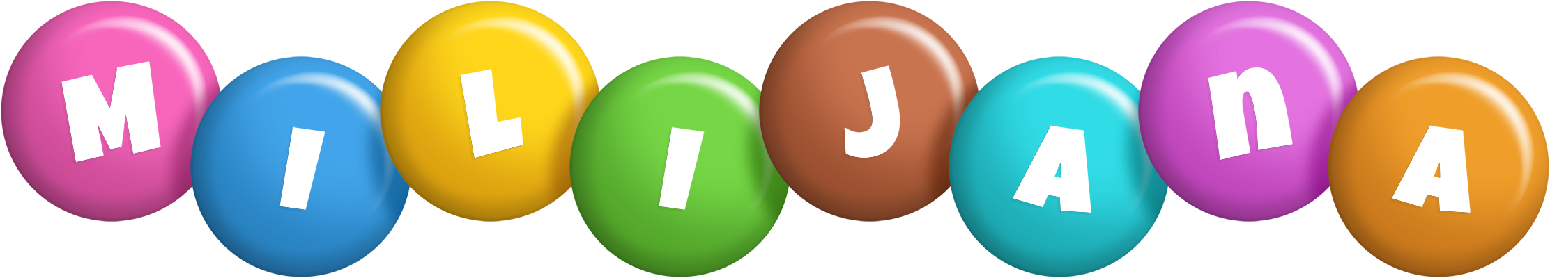 Milijana candy logo