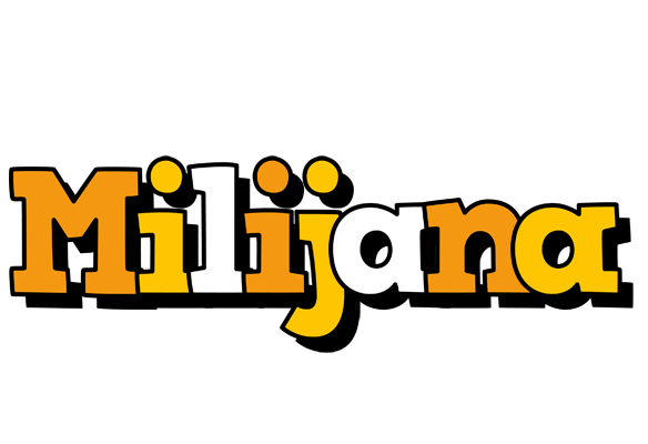 Milijana cartoon logo