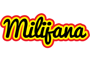 Milijana flaming logo