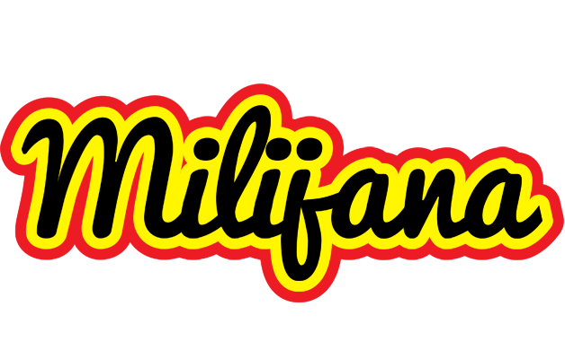 Milijana flaming logo