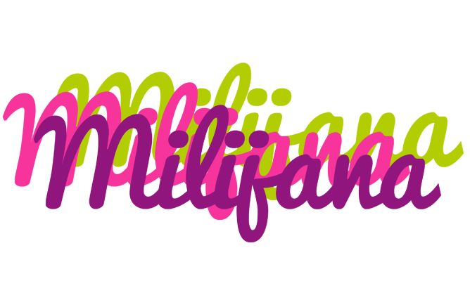 Milijana flowers logo