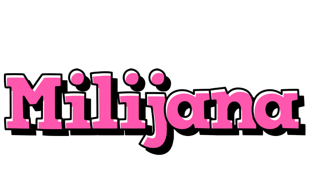 Milijana girlish logo