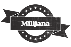 Milijana grunge logo