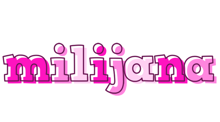 Milijana hello logo