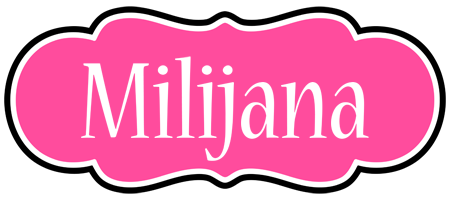 Milijana invitation logo