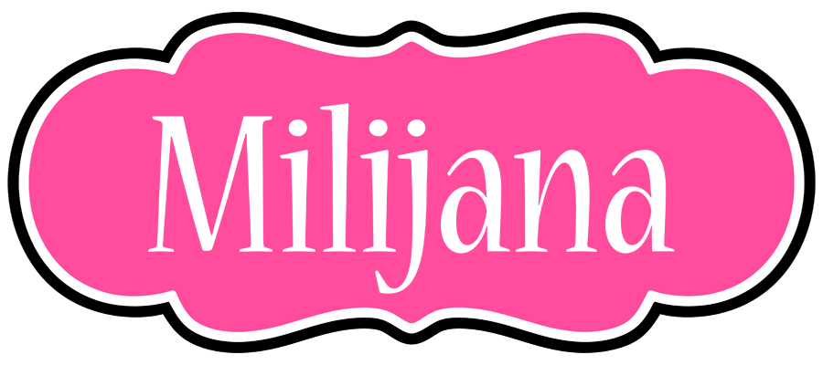 Milijana invitation logo
