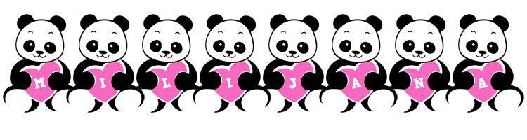 Milijana love-panda logo