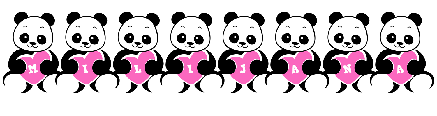 Milijana love-panda logo