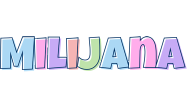 Milijana pastel logo