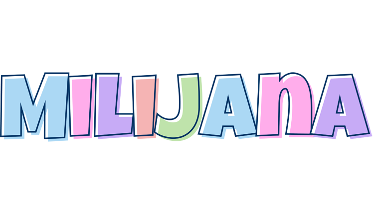 Milijana pastel logo
