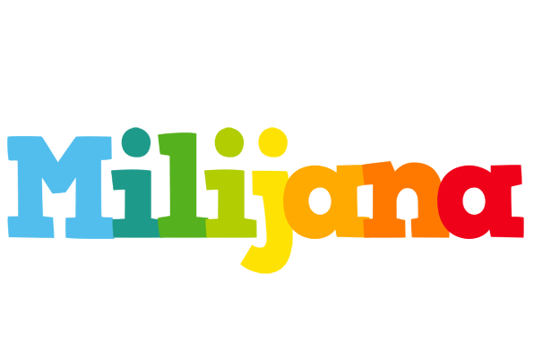 Milijana rainbows logo