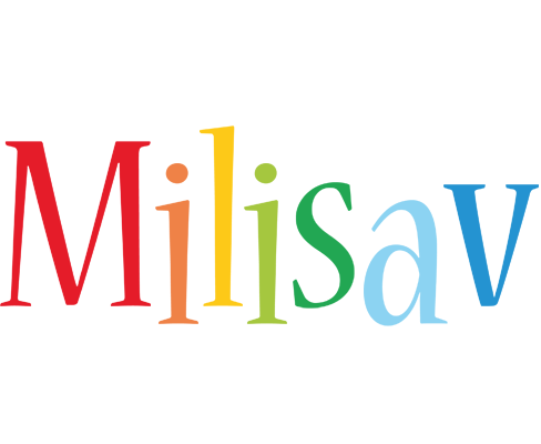 Milisav birthday logo