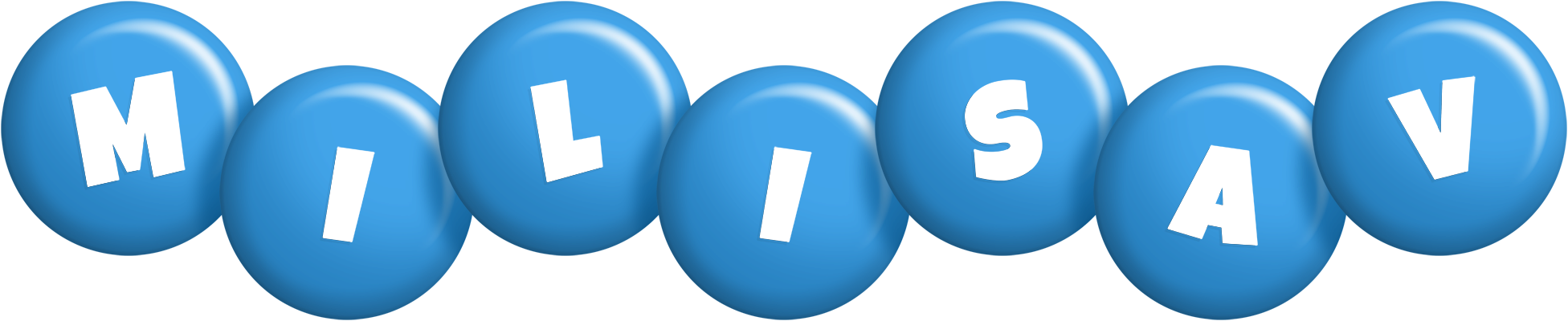 Milisav candy-blue logo