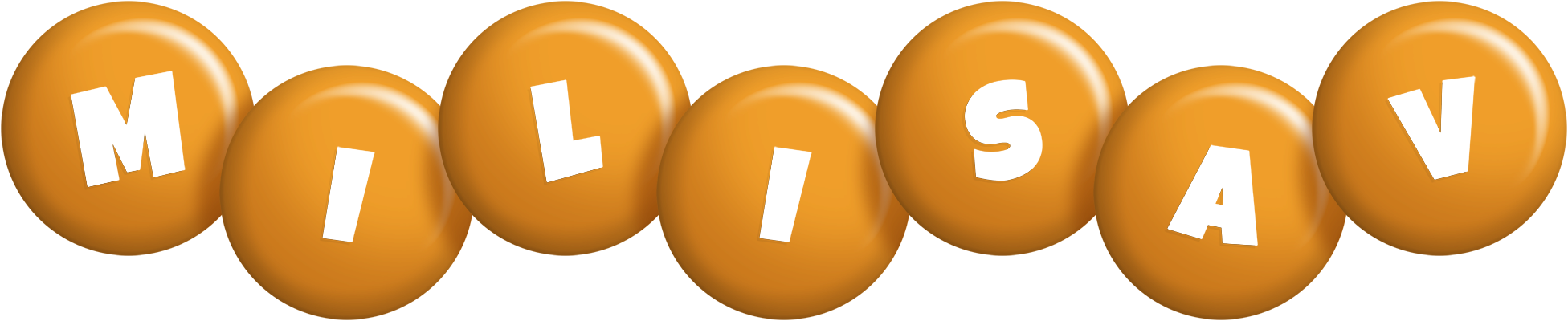 Milisav candy-orange logo