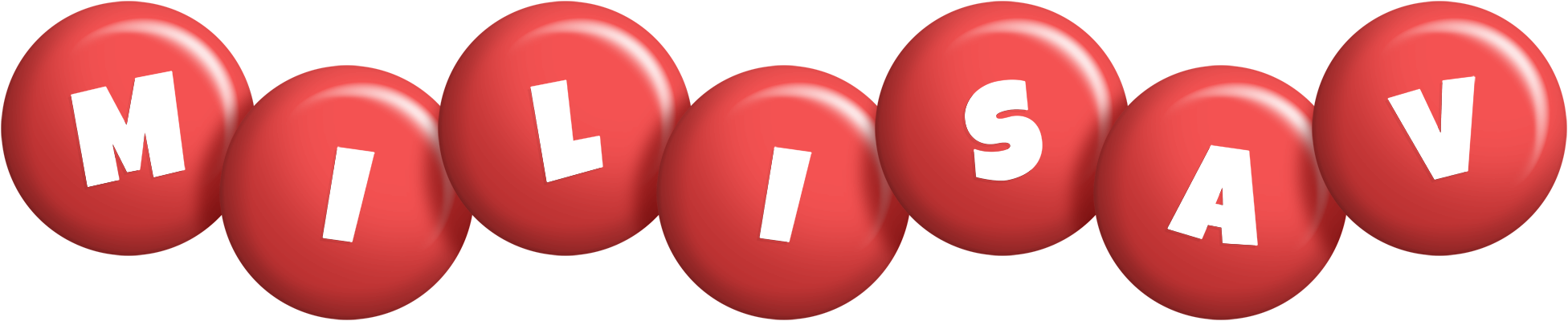 Milisav candy-red logo