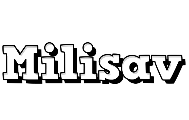 Milisav snowing logo