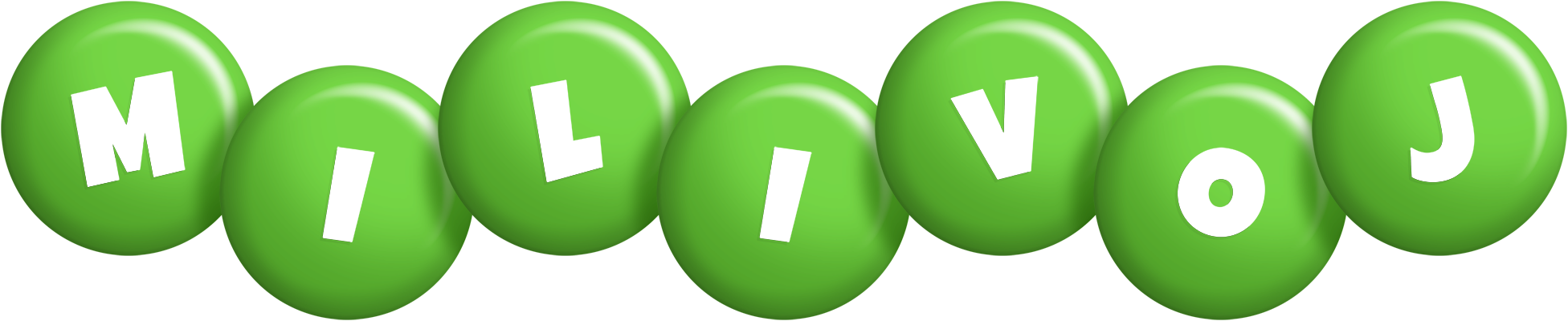 Milivoj candy-green logo