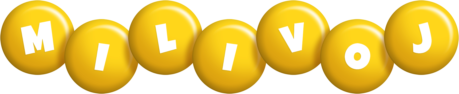 Milivoj candy-yellow logo