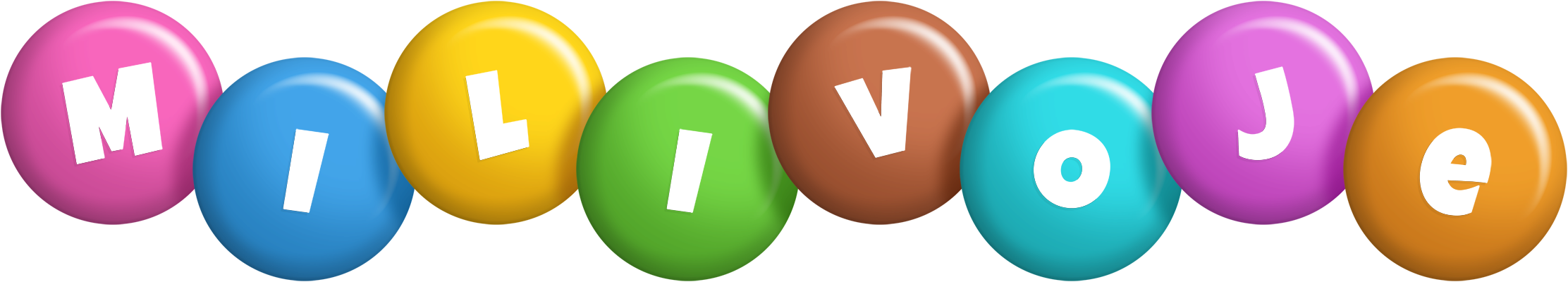 Milivoje candy logo