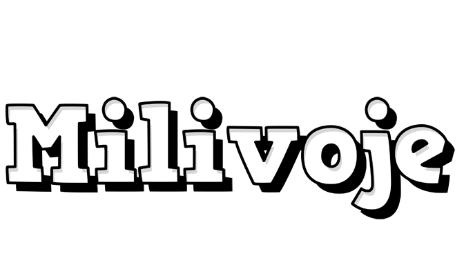 Milivoje snowing logo