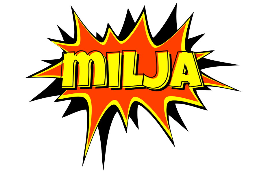 Milja bazinga logo