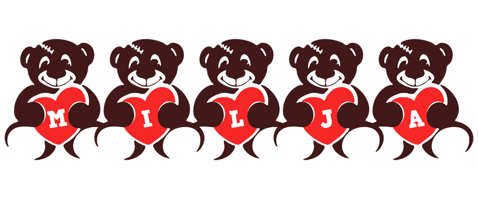 Milja bear logo