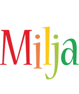 Milja birthday logo