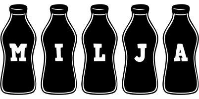 Milja bottle logo