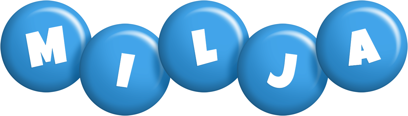 Milja candy-blue logo