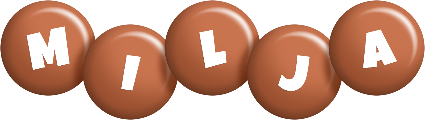 Milja candy-brown logo