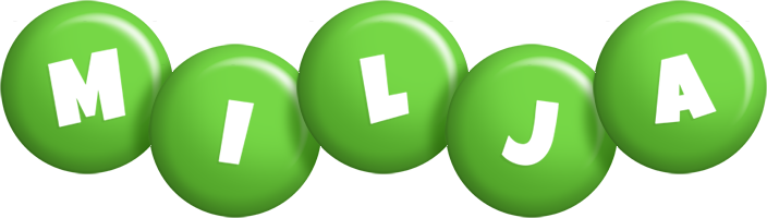 Milja candy-green logo